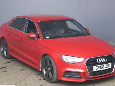 Used Audi A3 S-Line 190 HP (139 kW) 2017 Red Sedan