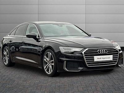Black Used 2023 Audi A6 S-Line Sedan | £24,350 (Fair price)