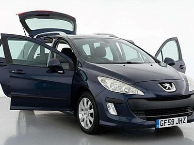 Used Peugeot 308 S 120 HP (88 kW) 2009 Blue Estate