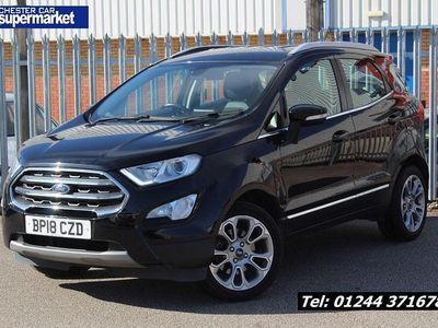 Used Ford Ecosport Titanium 125 HP (91 kW) 2018 Black SUV