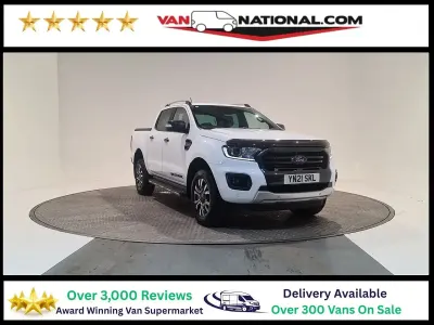 Begagnad Ford Ranger Wildtrack 2021 Vit Pickup