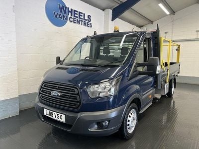 Used Ford Transit 130 HP (95 kW) 2019 Blue Cabriolet