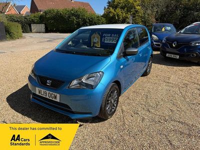 Used Seat Mii Design 2019 Blue Hatchback
