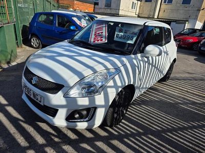 White Used 2015 Suzuki Swift Hatchback | £3,995 (Fair price)