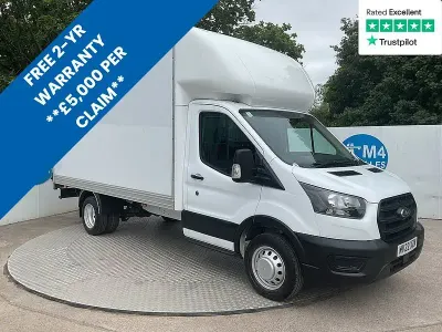 Used Ford Transit 130 HP (95 kW) 2022 White Cabriolet