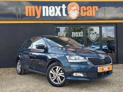 Used Skoda Fabia SE 95 HP (69 kW) 2021 Blue Hatchback