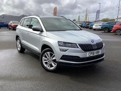 Used Skoda Karoq SE Technology 150 HP (110 kW) 2018 Silver SUV