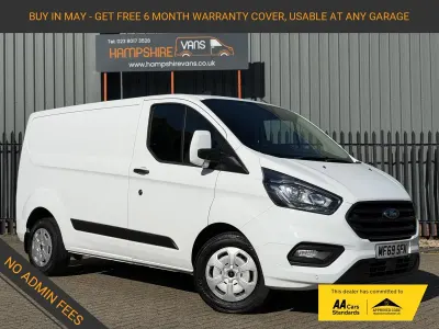 Used Ford Transit Custom Trend 130 HP (95 kW) 2019 White Van