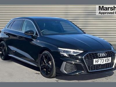 Used Audi A3 S-Line 110 HP (80 kW) 2023 Black Sedan