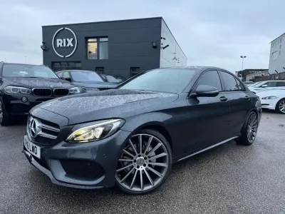 Begagnad Mercedes C220 AMG line 170 HK (125 kW) 2016 Grå Sedan