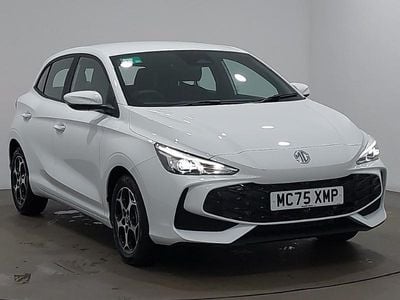 New MG MG3 SE 115 HP (84 kW) 2025 White Hatchback