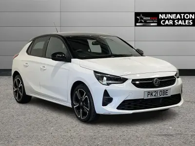 Used Vauxhall Corsa SRi 100 HP (73 kW) 2021 White Hatchback