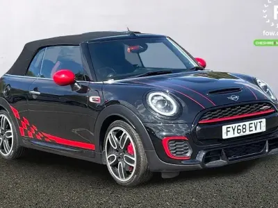 Used Mini John Cooper Works Cabriolet Comfort 231 HP (169 kW) 2018 Black Cabriolet