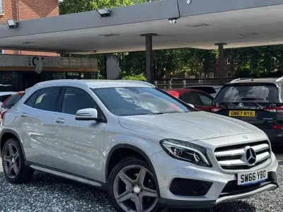 Used Mercedes GLA220 AMG line 177 HP (130 kW) 2016 Silver SUV