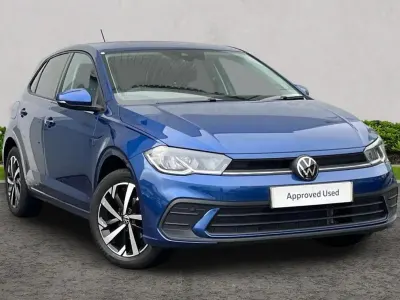 Used VW Polo Match 95 HP (69 kW) 2025 Blue Hatchback