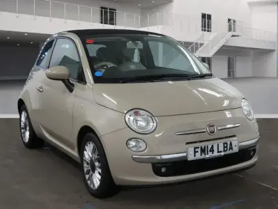 Used Fiat 500C Lounge 85 HP (62 kW) 2014 Brown Cabriolet