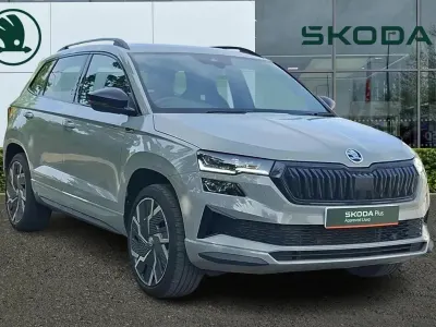 Used Skoda Karoq SportLine 187 HP (137 kW) 2023 Meteor grey SUV