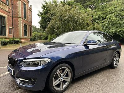 Blue Used 2015 BMW 220 Sport Line Coupe | £5,481