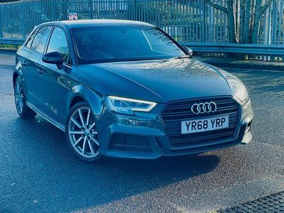 Grey Used 2018 Audi A3 Sportback Black Edition Hatchback | £11,475 (Fair price)