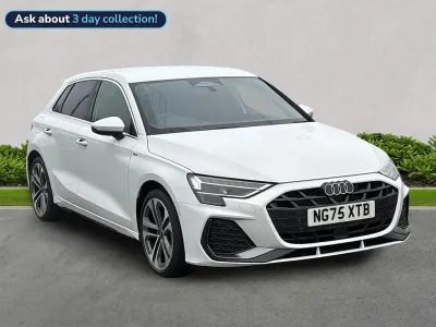 Used Audi A3 Sportback S-Line 150 HP (110 kW) 2026 White Hatchback
