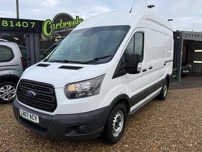 Usado Ford Transit 130 CV (95 kW) 2018 Blanco Van