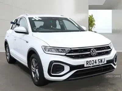 Used VW T-Roc R-line 150 HP (110 kW) 2024 White SUV