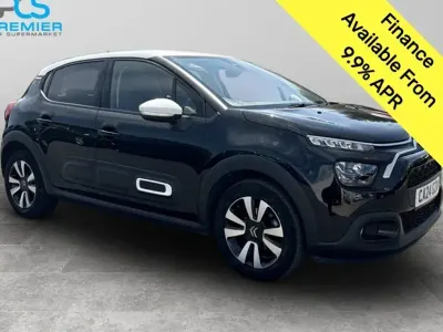 Used Citroën C3 PureTech 110 HP (80 kW) 2024 Perla nera black metallic Hatchback
