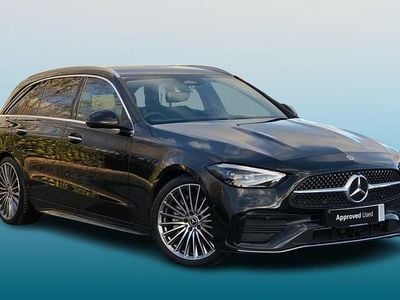 Black Used 2023 Mercedes C300 AMG Line Premium Estate | £33,495 (Fair price)