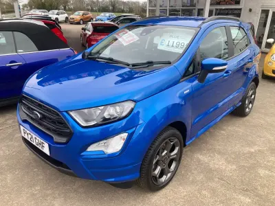 Usado Ford Ecosport ST-Line 140 HP (102 kW) 2021 Azul SUV