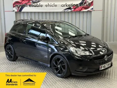 Used Vauxhall Corsa Edition 75 HP (55 kW) 2018 Black Hatchback