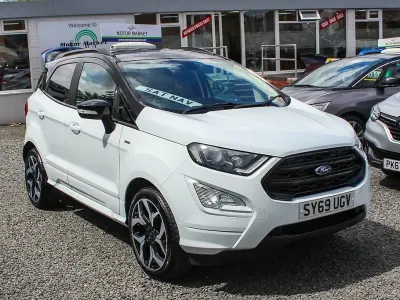 Used Ford Ecosport ST-Line 125 HP (91 kW) 2019 White SUV