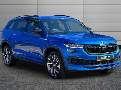 Used Skoda Kodiaq SportLine 150 HP (110 kW) 2023 Blue SUV