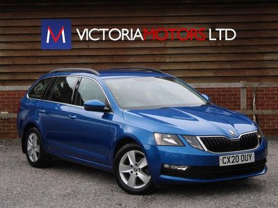 Used Skoda Octavia SE Technology 115 HP (84 kW) 2020 Blue Estate