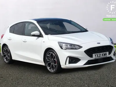 Used Ford Focus ST-Line X 155 HP (114 kW) 2021 White Hatchback