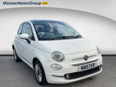 Käytetty Fiat 500 Lounge 69 HP (50 kW) 2017 Valkoinen Viistoperä