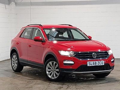 Used VW T-Roc SE 115 HP (84 kW) 2018 Red SUV