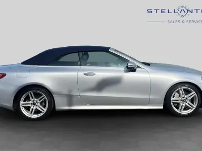 Used Mercedes E220 AMG line 191 HP (140 kW) 2019 Grey Cabriolet