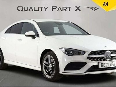 Used Mercedes CLA250e AMG Line Premium 2021 White Sedan