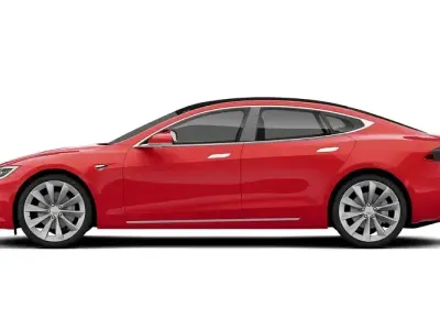 Used Tesla Model S Standard Range 241 kW (328 HP) 2019 Red Hatchback