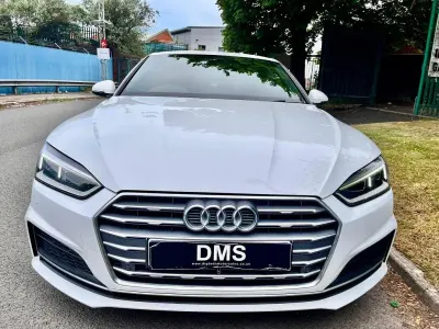 Used Audi A5 S-Line 190 HP (139 kW) 2018 White Coupe