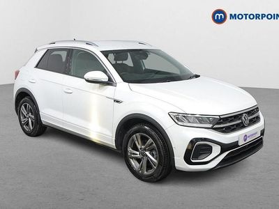 White Used 2022 VW T-Roc R-line SUV | £23,599 (Fair price)