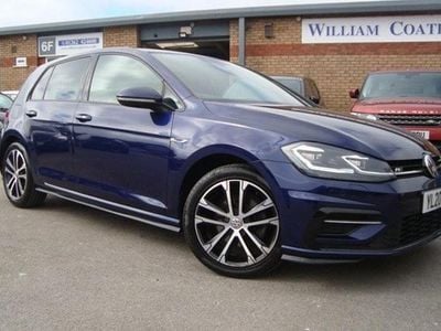 Begagnad VW Golf VII R-line Edition 150 HK (110 kW) 2020 Blå Halvkombi