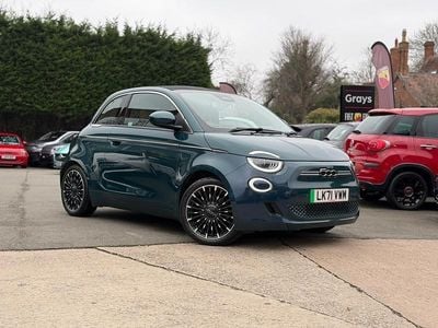 Green Used 2021 Fiat 500e La Prima Cabriolet | £15,990 (Fair price)
