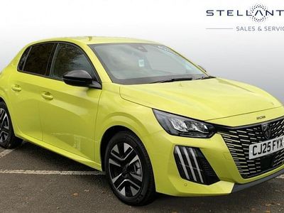 Yellow New 2025 Peugeot 208 Allure Hatchback | £17,578 (Fair price)
