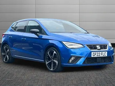Used Seat Ibiza FR Sport 108 HP (79 kW) 2022 Blue Hatchback