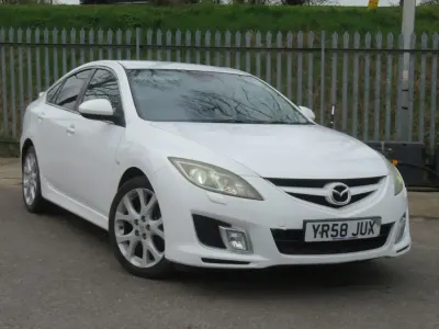 Begagnad Mazda 6 Inclusive 170 HK (125 kW) 2008 Vit Halvkombi