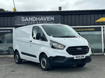 Used Ford Transit Custom 105 HP (77 kW) 2019 White Van