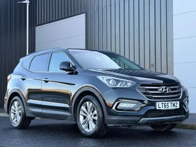 Begagnad Hyundai Santa Fe Premium 2015 Svart SUV