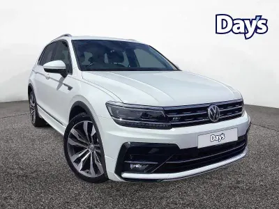 Used VW Tiguan R-line 150 HP (110 kW) 2018 White SUV