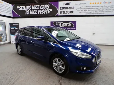 Used Ford S-MAX Titanium 150 HP (110 kW) 2016 Blue MPV
